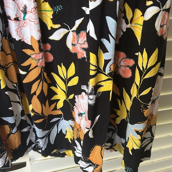 Roxy Orange and White Smocked Mini Sundress - Picture 4 of 6